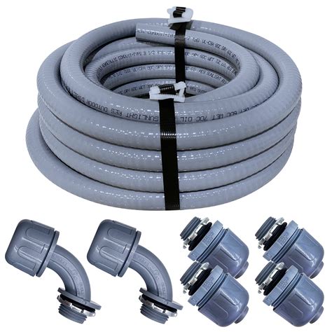 flexible non-metallic conduit into metal box|liquid tight flexible conduit 1.